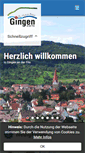 Mobile Screenshot of gingen.de